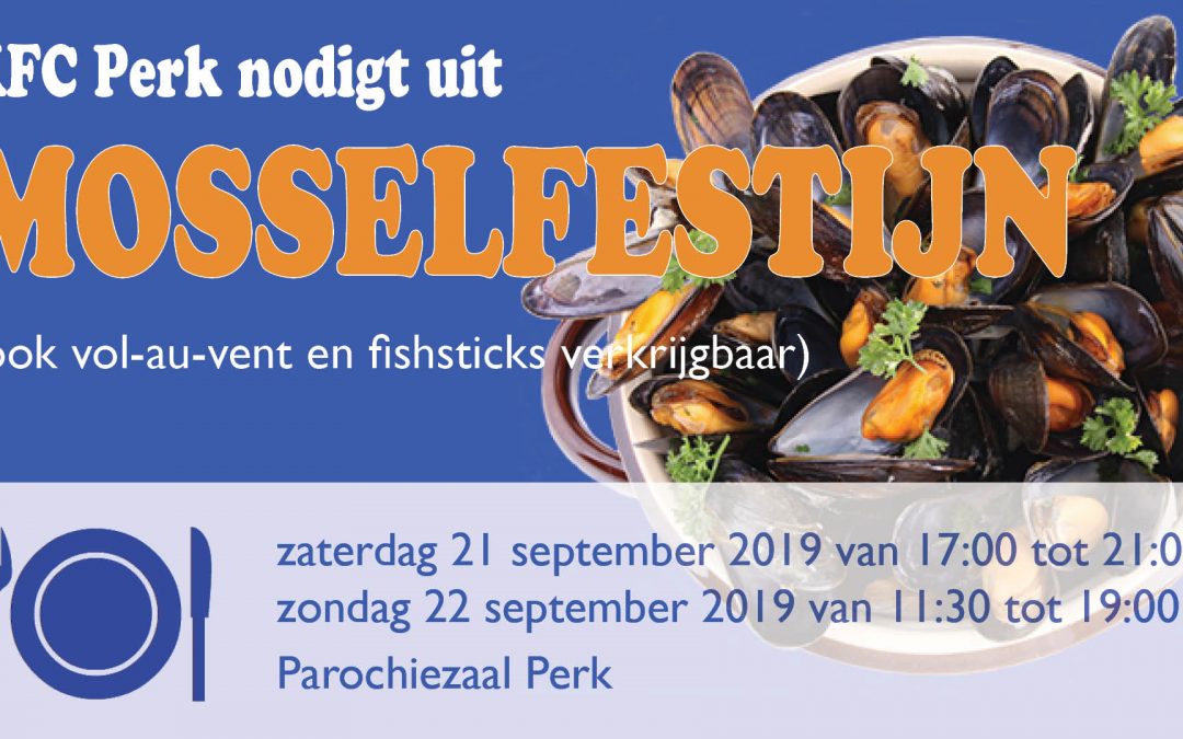 Mosselweekend: 21 & 22 september 2019